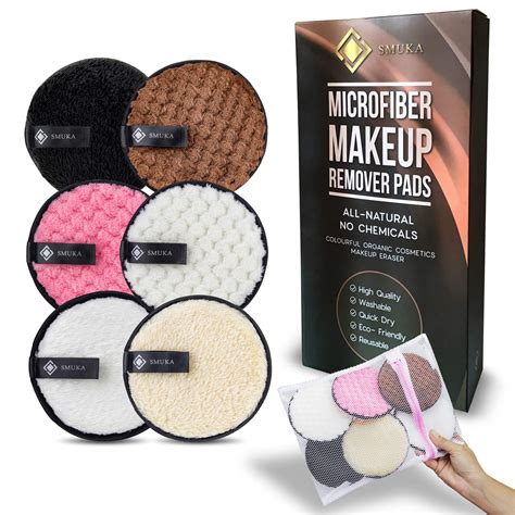 reusable microfiber makeup remover pads.